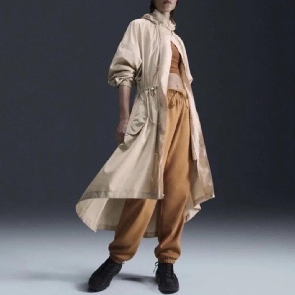 Nike Hooded Lightweight Trench Coat - Picture 2 of 12